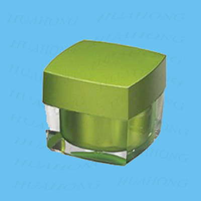 square acrylic jar